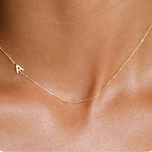 Gold Initial Necklace